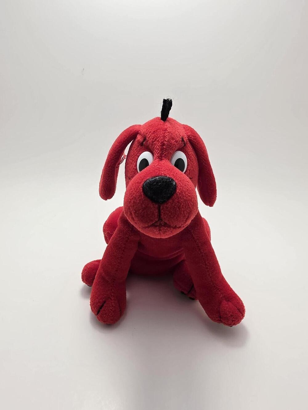 Vintage Clifford the Red Dog Sitting Bean Bag Plush (6 inch)